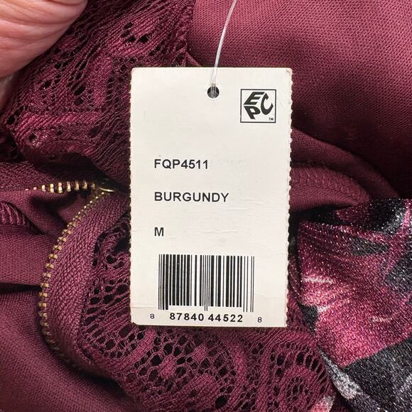 Emerald Sundae Size M Hoco Dress NEW Lace Floral Metallic Prom Formal Holiday - Picture 13 of 16